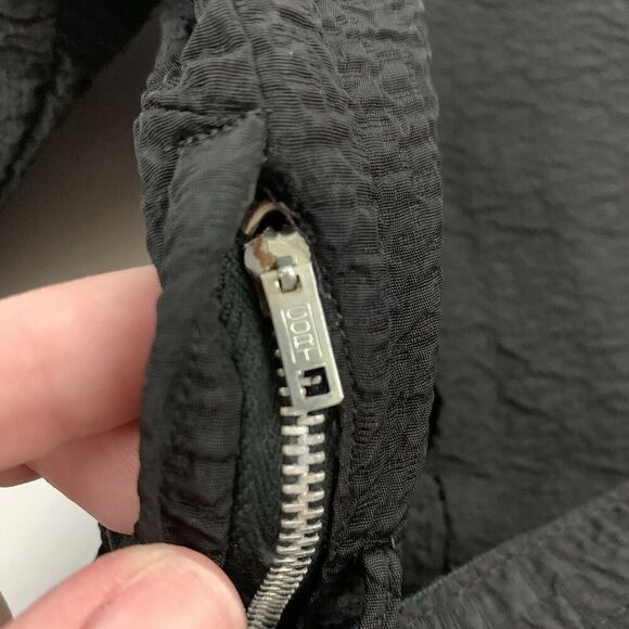 Caldwell Casuals Vintage 60s Dress Size S/M Black Bow Collar Fit Flare Belted - Picture 12 of 12